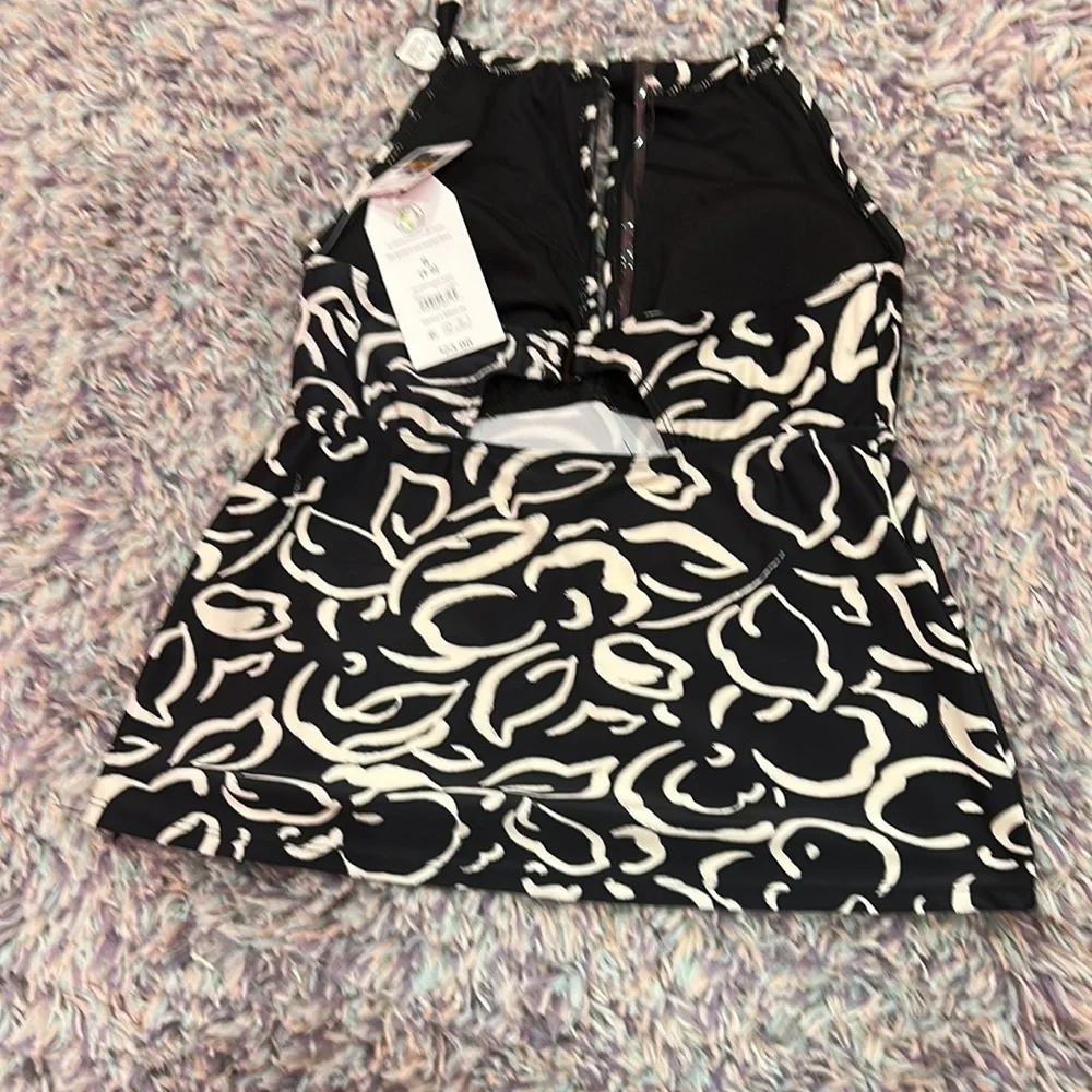 Final Sale 🔥 No More Offer Women's Keyhole Halter Swim Top Size Small